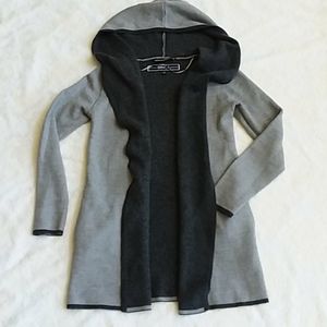 BNCI Wool Long Hooded Cardigan